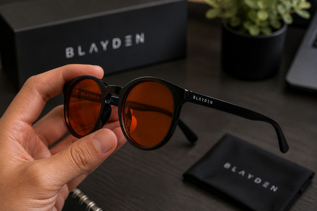 BLAYDEN Bluelight Glasses - Black/Autumn